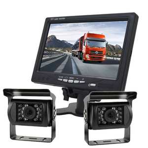 2X Truck Car Reversing Aid <strong>Camera</strong> <strong>Av</strong> Port 7&quot; LCD Car Backup Monitor Rear View Kit Parking System for RV Truck Bus Van 12V/24V - Product Image 1