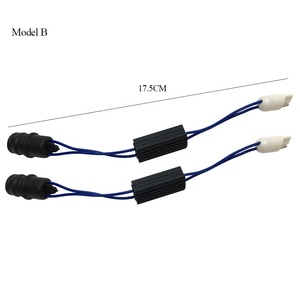 T10 Canbus kablosu <span class=keywords><strong>12V</strong></span> LED uyarı iptal edici dekoder 501 T10 W5W 192 168 araba ışıkları hata yok Canbus OCB yük direnci