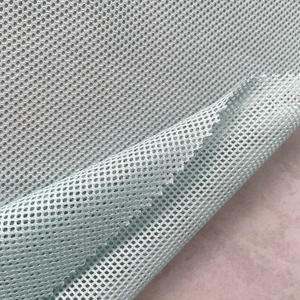 Tela de punto de urdimbre de poliéster 100%, red cuadrada negra ligera de 60gsm, malla de diamante de rombo suave de secado rápido para bolsas de forro de ropa, tiendas de campaña - Product Image 6