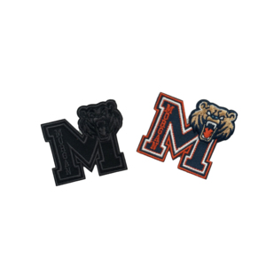 थोक ताप प्रेस कढ़ाई पैच कस्टम लोगो पैच और बुने हुए बैज पैच के लिए लोहे के साथ कढ़ाई का निर्माण किया - Product Image 2