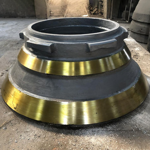 Nankuang 9312 High Manganese Steel Crushing Wall Custom Rolling Mortar Cone Crusher Accessories for Coal Mining Factory Casting