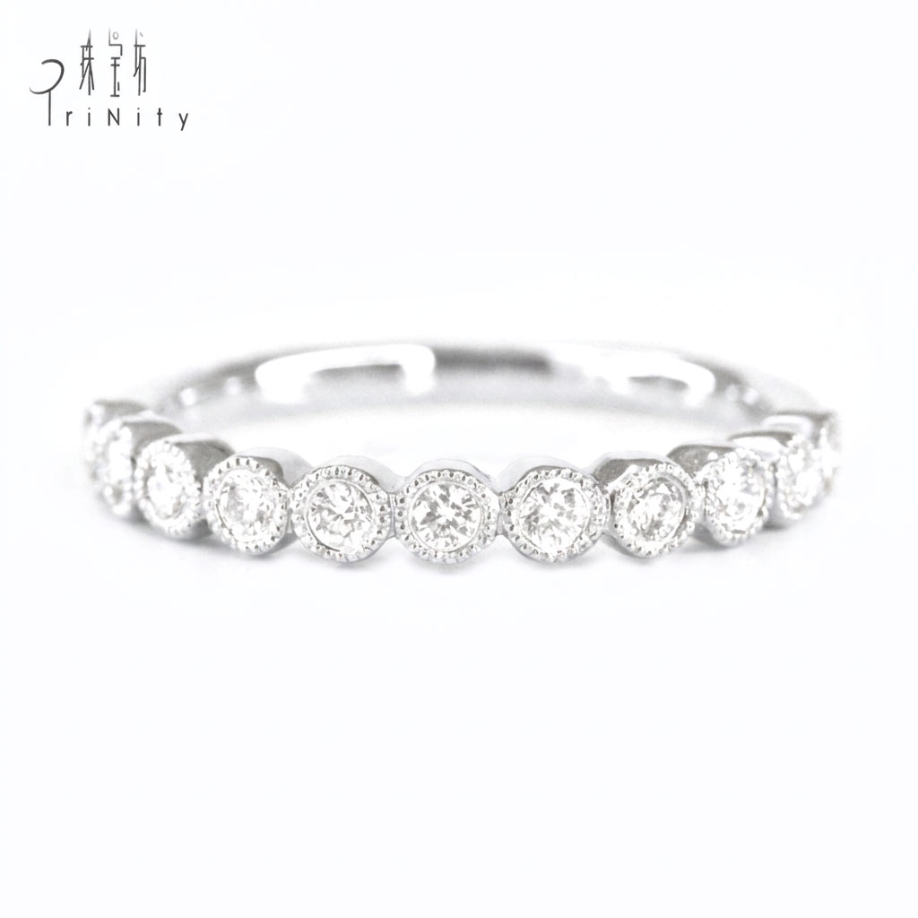 18K White Gold