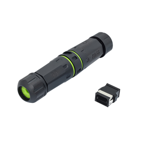 PRADYKOO MPO Fiber optik su geçirmez adaptör konektörü erkek/kadın cinsiyet <span class=keywords><strong>Jack</strong></span> bakır temas malzemesi naylon tel bağlantıları için