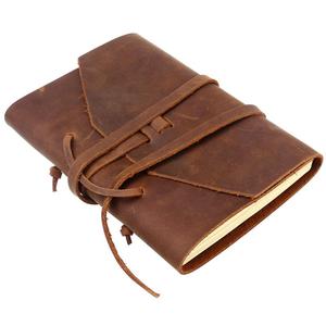 Vintage 2025 2026 personalizado A5 planificador diario cuaderno de cuero genuino en relieve cuaderno hecho a mano para regalo - Product Image 6