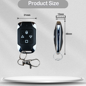कॉम्पैक्ट 433.92mhz धातु बेज़ेल v1527 प्रकार वायरलेस रिमोट अलार्म मोटर रिमोट कंट्रोल - Product Image 5