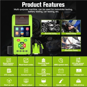 JDiag M200 Motorrad OBD2 Scanner ABS Test Fehler code Leser Batterie tester Motorrad Reparatur Diagnose werkzeug - Product Image 3