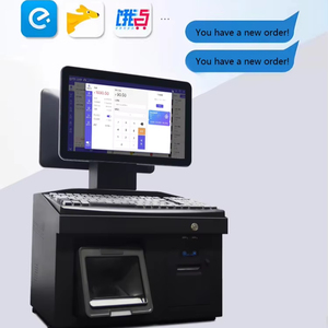 14-Inch All-in-One POS Terminal Supermarket Cash Register With Android &amp; Win10 Desktop POS <strong>Systems</strong> <strong>Computer</strong> - Product Image 3