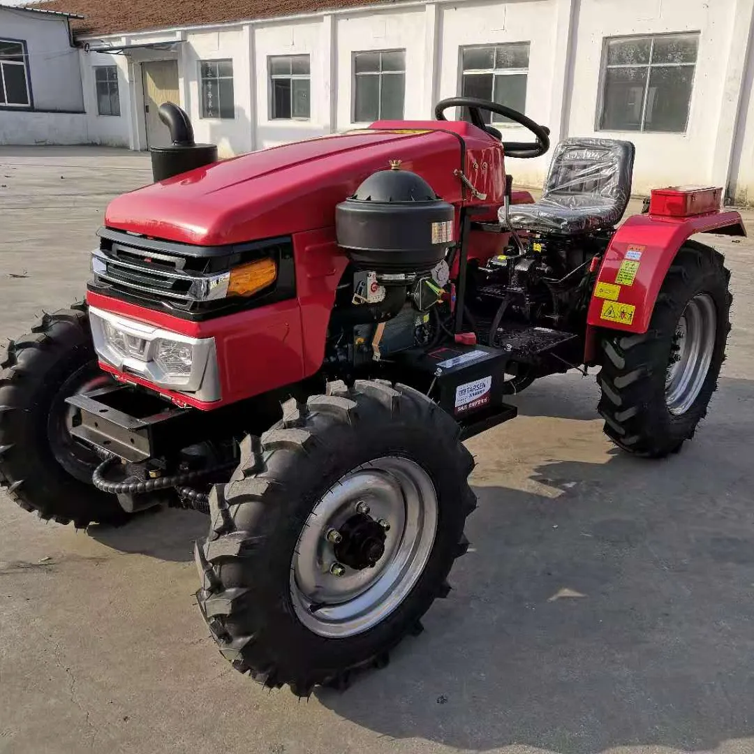 Tractor de 50HP con cargador frontal y retroexcavadora, minitractor de césped de gama frontal, tractores compactos japoneses