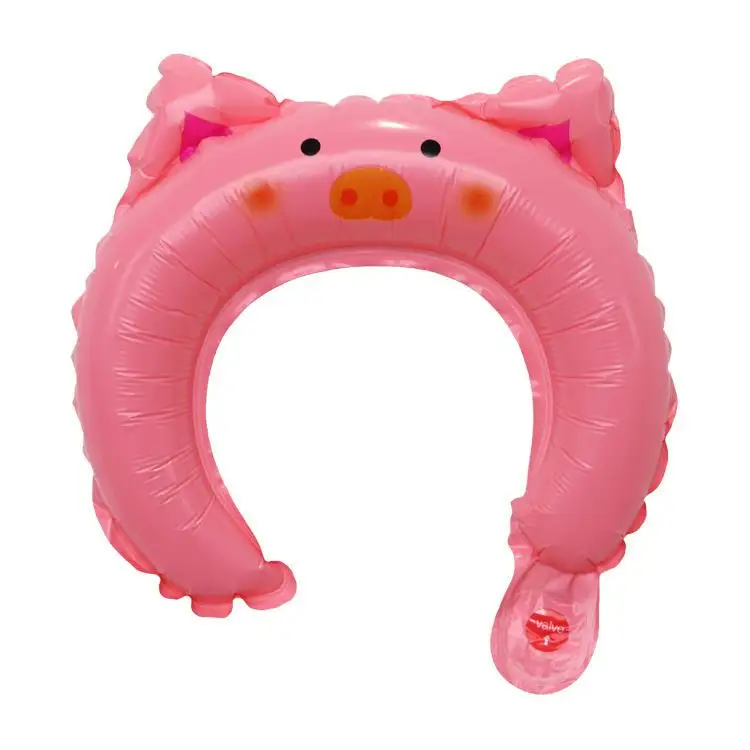 Vente en gros 50pcs bandeau en forme d'animaux mignons ballons en aluminium pour joyeux anniversaire décoration enfants garçons et filles