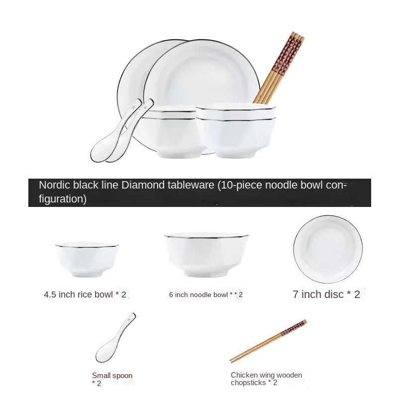 8 ensembles de 2 bols