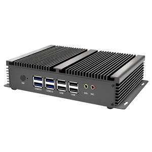 Fanless <strong>Desktop</strong> Industrial Mini PC with Intel I3-4005U Core I4 Processor 8GB Video <strong>Memory</strong> HDD Windows OS Connectivity Via WiFi - Product Image 2