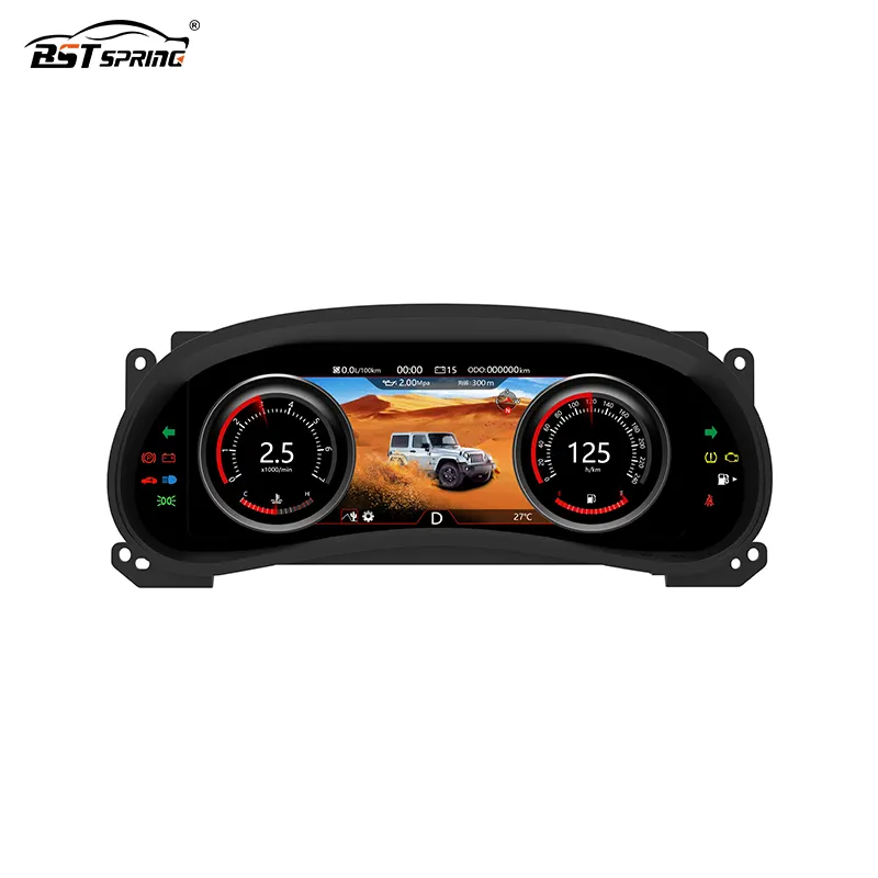 Velocímetro de coche Android 9,1 digital de instrumentos para Jeep Wrangler 2011-2017 metros instrumento Digital de