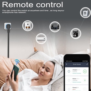 Tuya WiFi Smart presa di corrente 16A EU spina Standard App Mobile Timer di controllo remoto con le statistiche di alimentazione alimentazione - Product Image 4