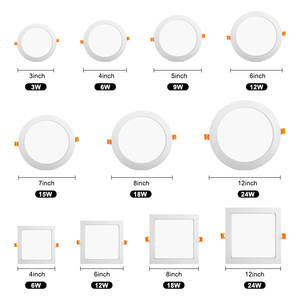 18W 24W <span class=keywords><strong>LED</strong></span> Trần Ánh Sáng Vòng Vuông Bảng Điều Chỉnh Ánh Sáng Lõm Bề Mặt Backlit Downlight 3000K 6500K Cho Nhà Văn Phòng - Product Image 6