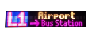 Benutzer definierte Scroll-Nachricht mehrsprachige Bus-Transit-LED-Karte Ziel zeichen Digital Signage und Displays - Product Image 3