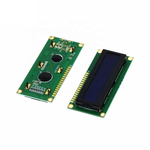 16-polige LCD1602-Modulanzeige Monochrome LED-Hintergrund beleuchtung Alpha numerisches LCD 16 X2 - Product Image 2