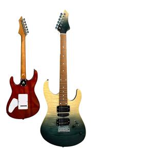 Factory Price Mahogany Maple Double Pickup Electric Guitar Suit for Performance Practice Beginner-Friendly Guitar OEM GT030305 - Product Image 6
