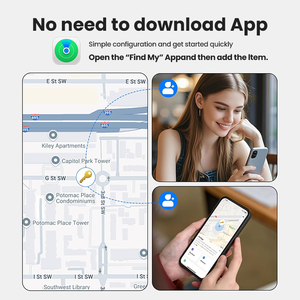 THUMBS-UPP67 su geçirmez IOS hava etiketi alarmı benim takip cihazı anti-kayıp cüzdan küresel konumlandırma bulmak en küçük GPS takip cihazı - Product Image 4