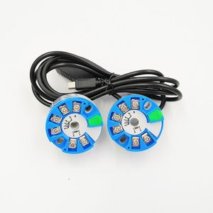 Nuevo transmisor de temperatura termopar PT100 a 4-20mA convertidor TC J K T R RTD Sensor entrada de señal 2 cables 4-20mA salida BRT TCH1 - Product Image 4