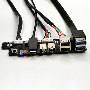 Werkseitig Diy Mini-Computer gehäuse Dual-USB-Buchse 3.0/2.0 HD Audio TYP C-Schnitts telle USB-Datenkabel auf der Vorderseite - Product Image 6