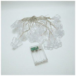 <strong>Snowflake</strong> <strong>LED</strong> Photo Clips <strong>String</strong> Lights Battery Operated Fairy <strong>String</strong> Lights with Clips for Hanging Pictures Cards Artwork - Product Image 6