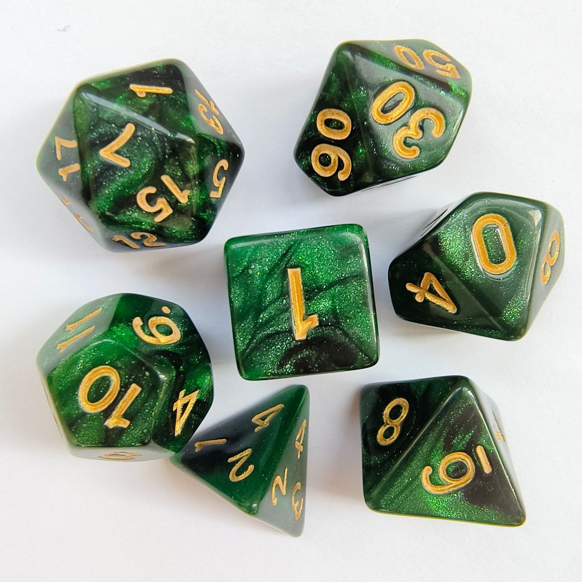 Starry Sky Black Green