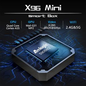 Cho X96 Mini TV Box Liên Tục Streaming <span class=keywords><strong>Android</strong></span> 11.0 Đa Phương Tiện Máy Nghe Nhạc 4K TV Box <span class=keywords><strong>Amlogic</strong></span> S905W2 64-Bit Quad-Core Chipset 2GB - Product Image 5