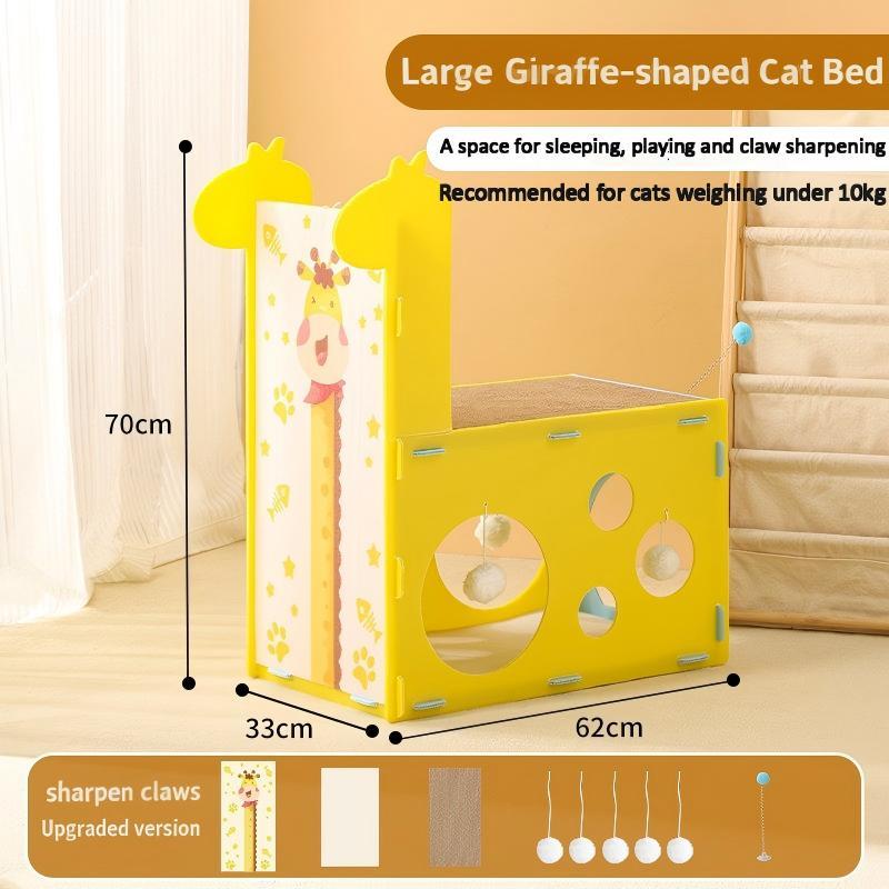 Giraffe cat bed-large size