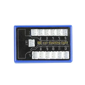 ไฟแฟลช LED อัลตร้า12ชุดระบบโคมไฟสำหรับ1/10 1/8รถ RC ดริฟท์ Tamiya CC01 4WD แกนรถบรรทุก SCX10ของเล่นโมเดล D90 - Product Image 3