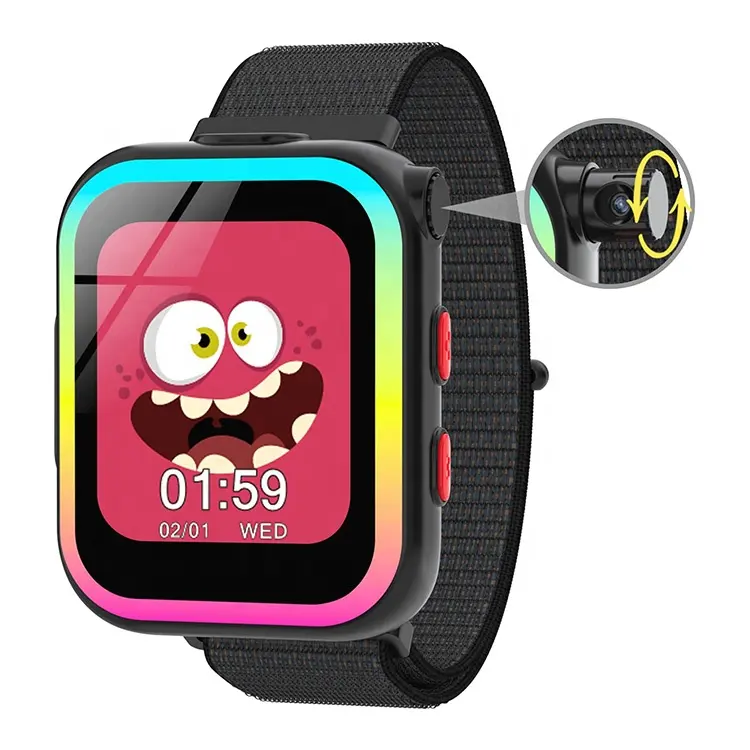 2023 nuovo arrivo watchbambini giocattoli educativi orologio con musica storia apprendimento carta studio fotocamera orologio per bambini apprendimento