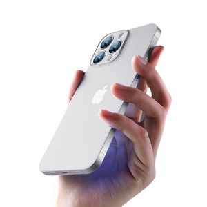 Apple 15 Pro Max & iPhone用14夏透明マットレンズフルカバレージフォンケース超薄型13耐衝撃性TPUモバイル - Product Image 5