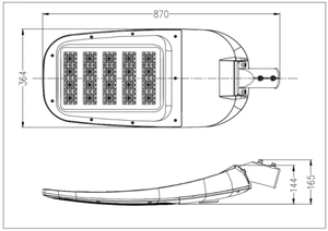 Neues Design 60W 100W 150W 200W Fotozelle Bewegungs <span class=keywords><strong>sensor</strong></span> Lampe LED Straßen laterne mit dimmbarer Funktion