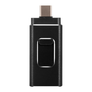 มัลติฟังก์ชั่น4 In 1แฟลชไดรฟ์ USB,32GB 64GB 128GB OTG ไมโคร USB เพนไดรฟ์ Type C สำหรับ Iphone/ipad/pc/android พร้อมโลโก้ - Product Image 1