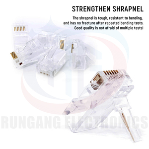 RG Ethernet vergoldeter RJ45-Anschluss Cat5/Cat5e 8 P8C UTP Modularer Stecker für Netzwerk kabels trom/Industrie für Computer zwecke - Product Image 4