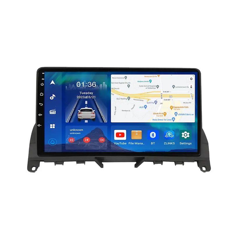 BHNEW per Benz classe C 3 W204 S204 2006 2007 2008 2009 2010 2011 unità principale GPS Carplay android car stereo doppio din