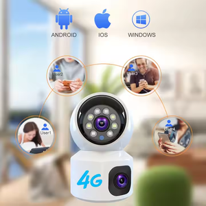 V380กล้องรักษาความปลอดภัยอัจฉริยะในร่มเลนส์คู่4G 4MP HD ไร้สาย IP Baby PTZ เซ็นเซอร์ CMOS สำหรับการจัดเก็บข้อมูลแบบคลาวด์ - Product Image 6