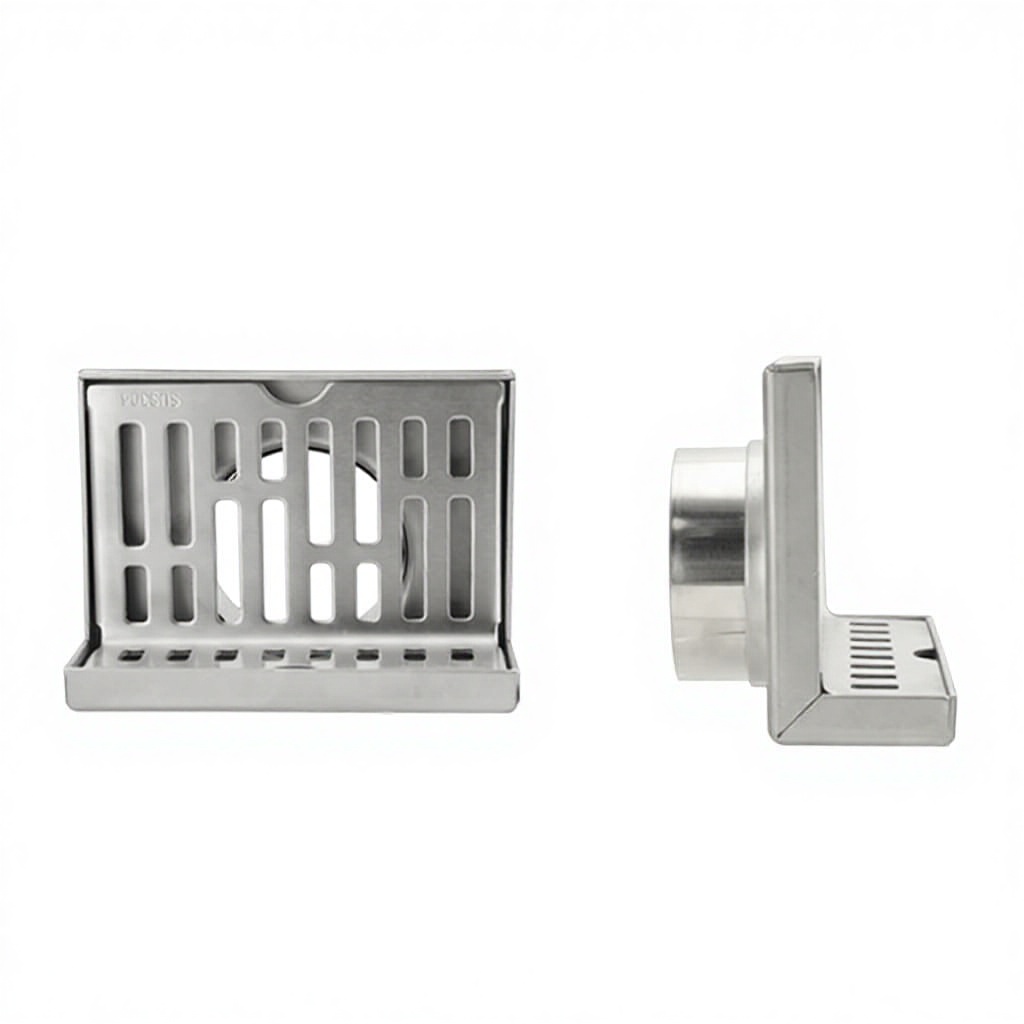 Thick model 4inch-wall mounted-75 pipe-narrow base