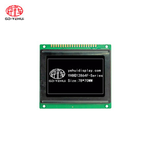 Carattere di 12864 della pannocchia di fabbricazione cinese 78*70MM di alta qualità 12864 Display grafico a perno modulo retroilluminazione pannello LCD - Product Image 3