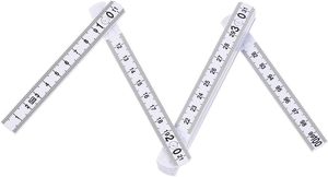 Plastik katlanır cetvel 1m/carpenzlar için metrik ölçüm araçları ile 3-Feet uzunluk, Linesman - Product Image 3