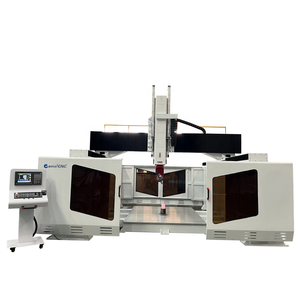 Enrutador Cnc de 5 ejes de alta precisión y alta resistencia, cabezal de 360 grados para modelo 3D, fabricación de patrones de espuma de madera EPS - Product Image 1