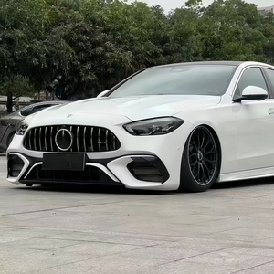 Adatto per i modelli 15-21 di Mercedes-Benz classe C W205. È un Kit carrozzeria W206 C63 per la modifica incluso il cofano dei paraurti - Product Image 3