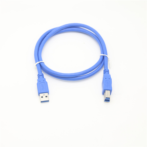 蓝色USB3.0 USB A至b型3.0打印机电缆usb-b扫描仪数据线 - Product Image 3