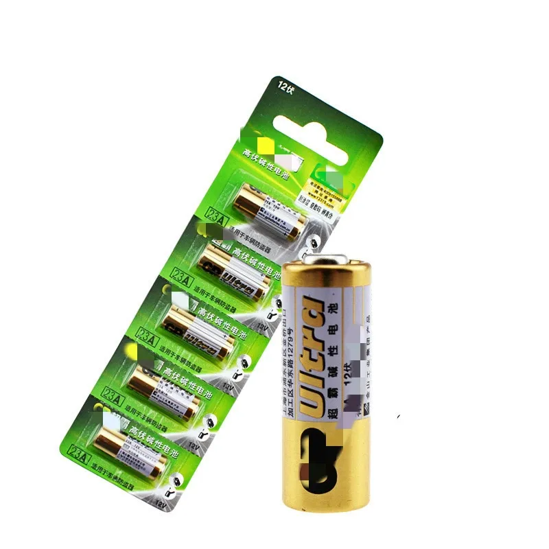 Cellule de batterie de cylindre 23A Batterie ALCALINE 12V 23A Batterie GP Ultra 23AE-C5 12V