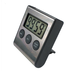 Jiuyi Hot Selling High-end Aluminum Surface Kitchen <strong>Timer</strong> Digital <strong>LCD</strong> Screen Refrigerator Magnetic Baking Student Learning <strong>Timer</strong> - Product Image 2