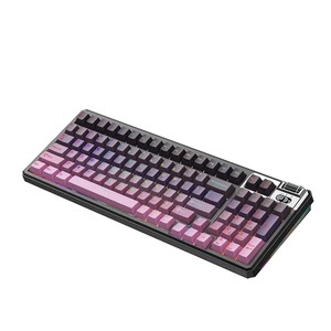 ESGAMING 2,4G Teclado inalámbrico Bluetooth multicolor 98 teclas Tres modos Gamer Computadora Retroiluminación RGB Teclado mecánico para juegos - Product Image 1