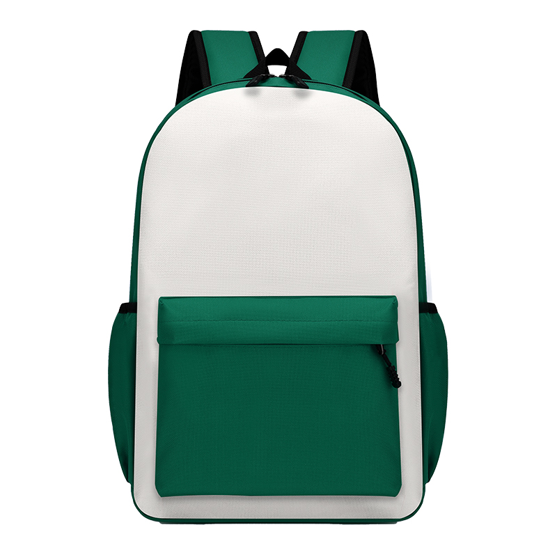 801 Dark green+White