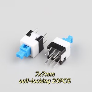 20 adet/ambalaj, kendinden kilitleme basmalı düğme, basın kapalı düğme anahtarı 6Pin boyutu 5.8x5.8mm 7x7mm 8X8mm 8.5x8.5mm - Product Image 3