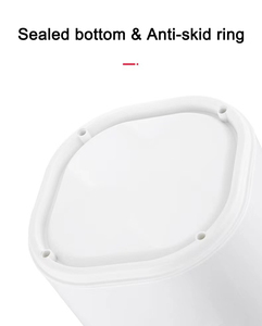 Dikdörtgen beyaz renk yeni modern tasarım 30 litre akıllı touchless çöp kutusu banyo için - Product Image 4