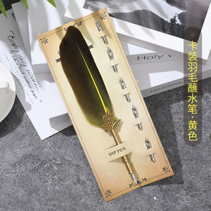 Sıcak satış gerçek doğal divit kalem Nibs kartı ile Calligraphist için Opp paketi - Product Image 3