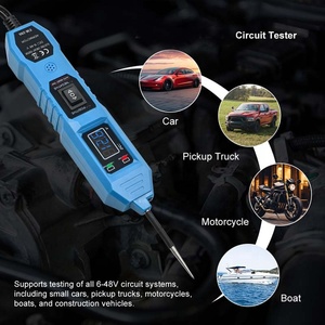 Universal 6-48V Automotive Electric <strong>Circuit</strong> <strong>Tester</strong> Car Electrical System <strong>Tester</strong> Voltage Power Probe Kit LED Digital Display 4.5m - Product Image 6